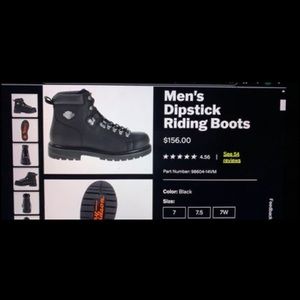 Brand New Mens HD lace up riding boots